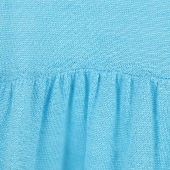 J. Jill Women's Extra Small Blue Linen Open Front Lightweight Knit Cardigan - Picture 5 of 8